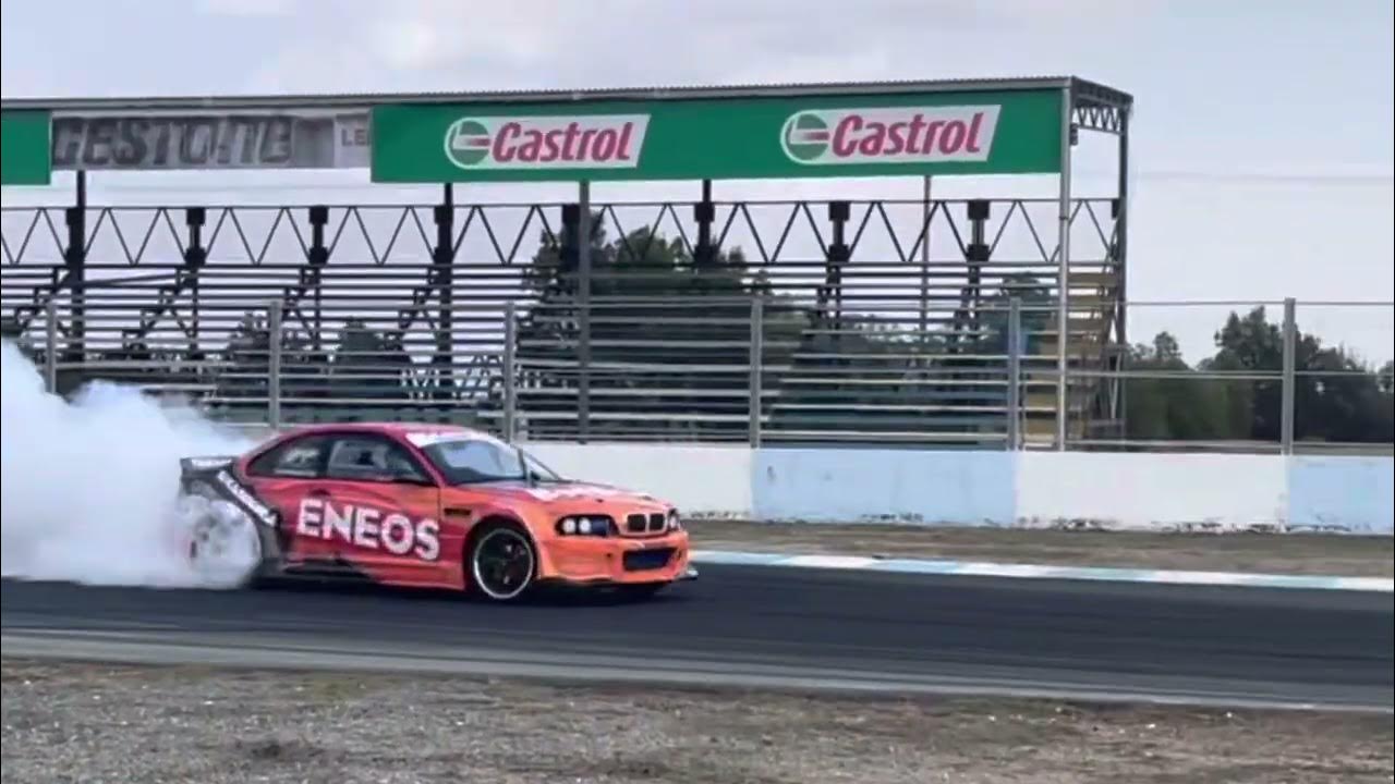 BMW E46 M3 TURBO DRIFTING & CRAZY PURE SOUND Takis Takamoura Drift