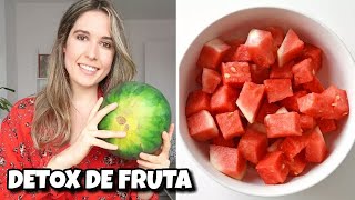 DETOX 1 DÍA PARA DERMATITIS Y CANDIDIASIS (Ayuno de fruta) // Voila Elisa