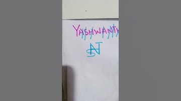 YASHWANTH name as brand logo design 😱#viralvideo #shortsvideo