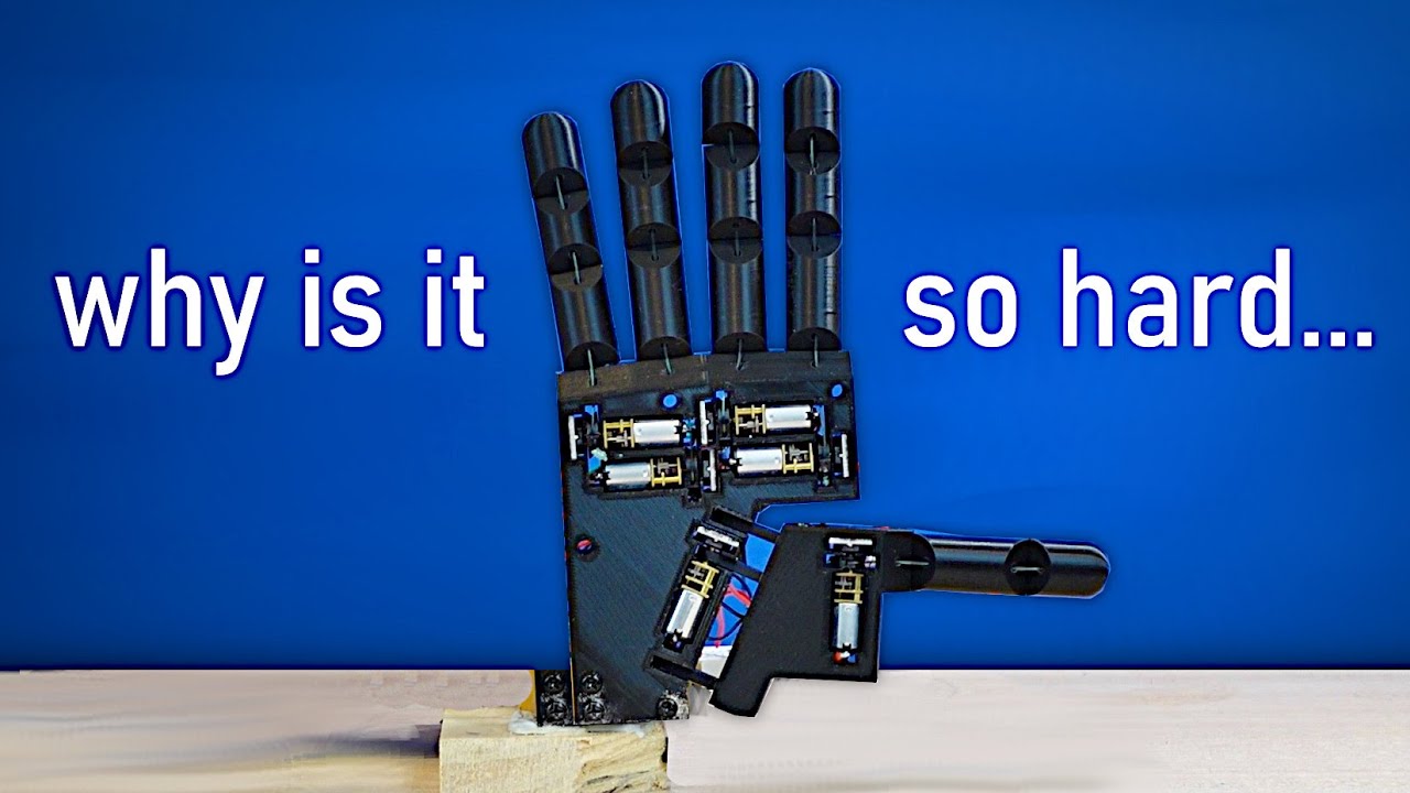Building a Robot Hand from Scratch - YouTube