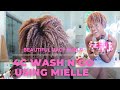 MIELLE ORGANICS WASH & GO ON 4C HAIR - Step by step tutorial for beginners | Soft juicy curls fast