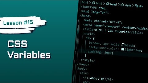 How Do CSS Variables Work? Add Dark Mode With CSS | HTML & CSS #15