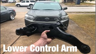 2008-2013 Toyota Highlander Lower Control Arm Replacement