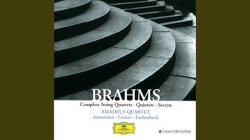 Brahms: String Quartet No. 1 in C Minor, Op. 51, No. 1: III. Allegretto molto moderato e comodo...