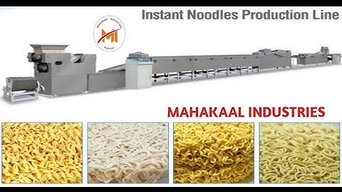 INSTANT NOODLE (MAGGI) MAKING MACHINE