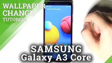How to Change Lock Screen Wallpaper in SAMSUNG Galaxy A3 Core – Find Wallpaper Options