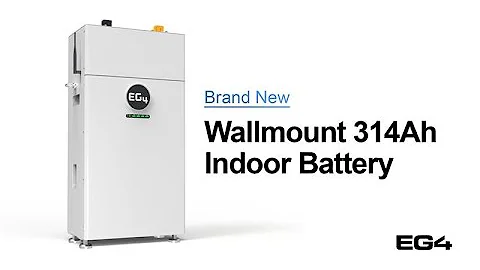 Introducing the EG4 WallMount 314Ah Indoor Battery.