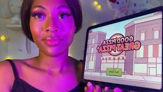 ASMR | Let’s Play Good Pizza, Great Pizza | Relaxing whispers and gentle taps
