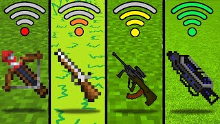 minecraft weapons with different Wi-Fi