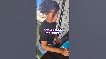 How I paint a quick stylized environment that still feels naturalistic. #procreate #timelapse #art