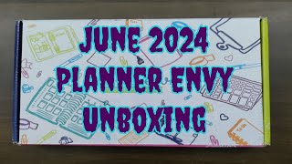 june 2024 planner envy unboxing