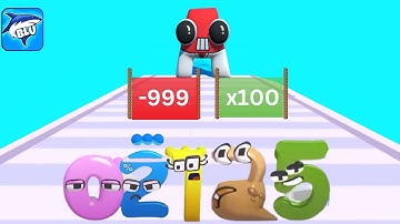 Merge Number "Run alphabet Lore 3D" - All Levels Tutorial Gameplay Walkthrough (Free to Play Games )