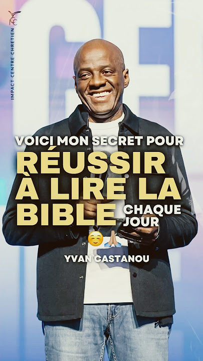 Voici mon secret pour réussir à lire la bible chaque jour 😏