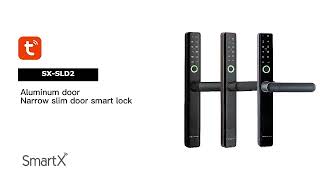 Tuya WiFi Smart Door Lock for Aluminum Frame Glass Door (SX-SLD2)