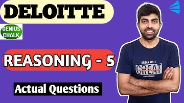Deloitte - Reasoning V Best 25 Questions with Solution #deloitte #placement #reasoning #2023jobs