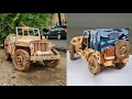 1943 Ford GPW (Willys Jeep) Military U.S. Army Truck, ASMR Woodworking, DIY Car by Awesome Woodcraft