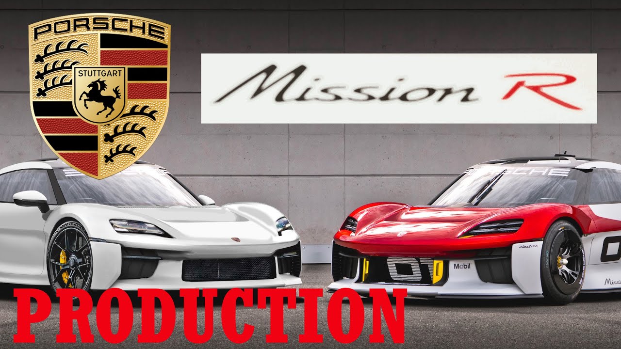 Porsche Mission R Concept to Production Render - How would it look like?