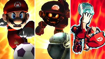 Evolution of - Super Strikes in Mario Strikers Games