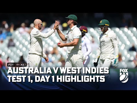 Australia v West Indies - First Test, Day 1 Highlights I 17/01/24 I Fox Cricket