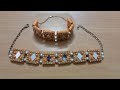 Making Artificial necklace ornament | Bhumika easy art n craft | Easy craft making ideas | jewellery