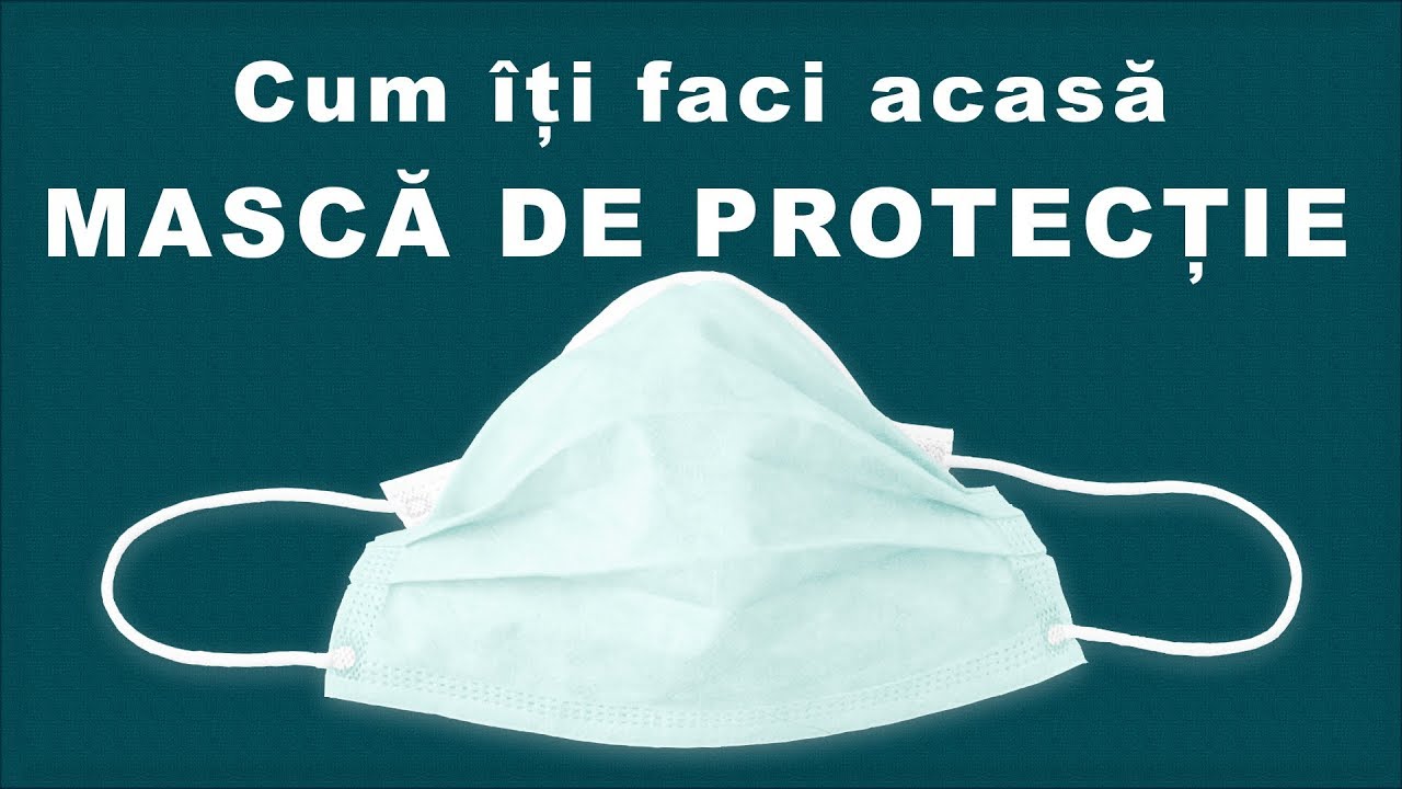 in progress Lender Portico Cum îți faci acasă mască de protecție (subtitles EN & FR) - YouTube