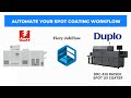 Integrate the DDC-810 Raised Spot UV Coater with Fiery JobFlow | Duplo USA