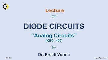 ANALOG CIRCUITS LECTURE 04 