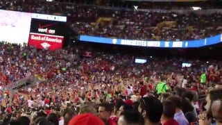 Manchester United Fan Wave at FedEx Field