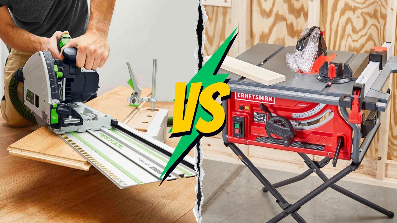 Get PERFECT Cuts with Table Saw Vs Track Saw | Who's the BEST? - YouTube