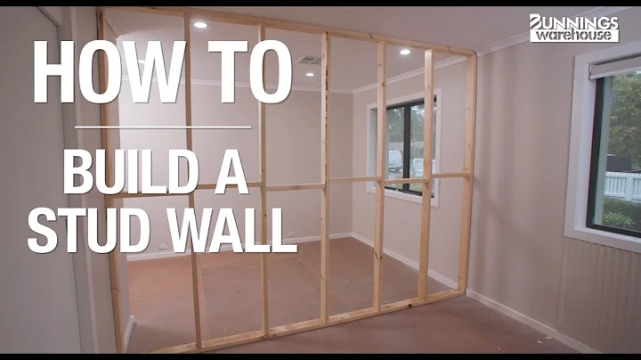 How To Build A Stud Wall - Bunnings Warehouse