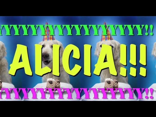 HAPPY BIRTHDAY ALICIA! - EPIC Happy Birthday Song
