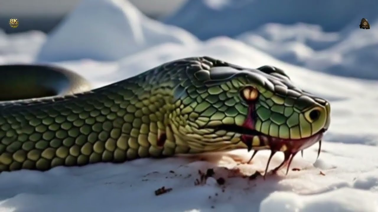 Brave Rescue Mission! Giant Snake Trapped in Ice Saved | PawVengers AI