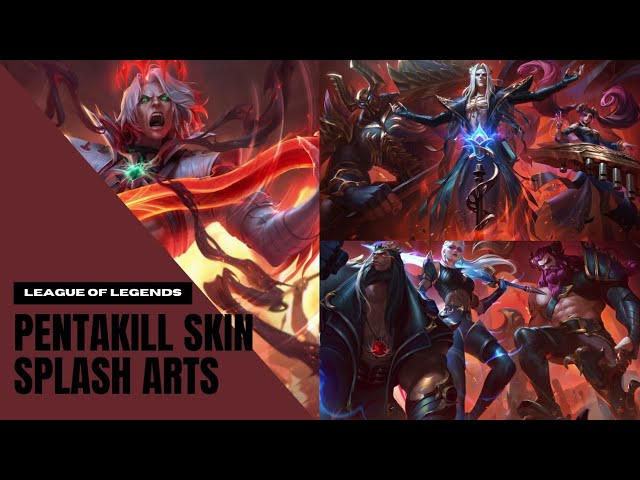 Here are the splash arts for every new Pentakill skin coming to