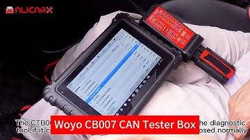 WOYO CB007 12V 24V CAN Tester 16 Pin Break Out Box Detection CAN Bus Circuit Tester