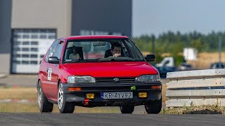 Toyota Corolla 1991 EE90 (1,3 75 HP) Onboard Autodrom Jastrząb Trackday GT Series 2023 PL