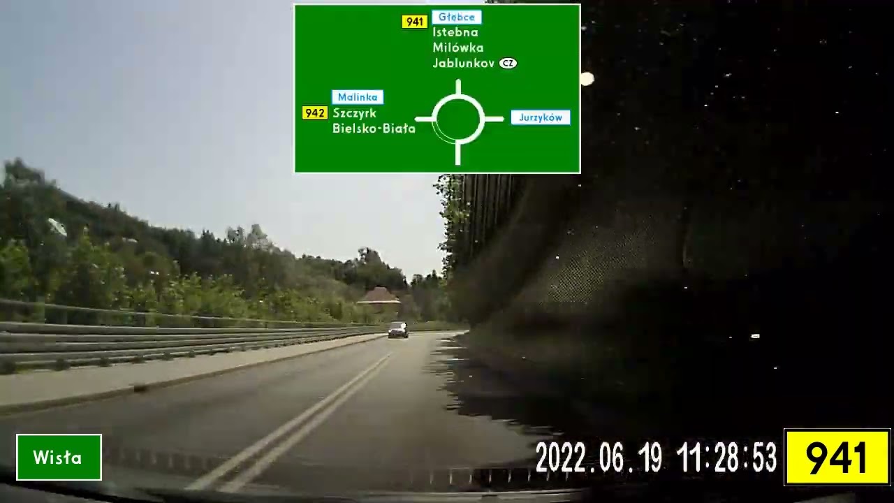 DW941, DW942: Skoczów - Wisła - Rybarzowice