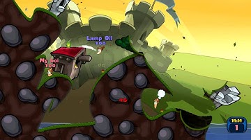 Worms: Reloaded "CPU battle: The King VS Morshu"