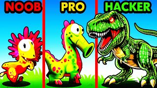 NOOB vs PRO vs HACKER DINO ARMY