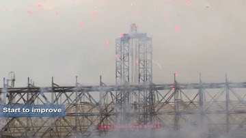 Roof system of large-span buildings-hangar construction
