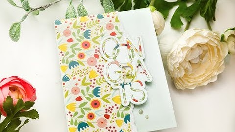 Unity Quick Tip: Springy Pattern Paper Card with Dies