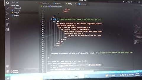 Coding Ninja Meal App Skill Test Frontend