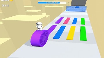 Layers Roll Level 97 - gameplay (ios android) walkthrough all levels