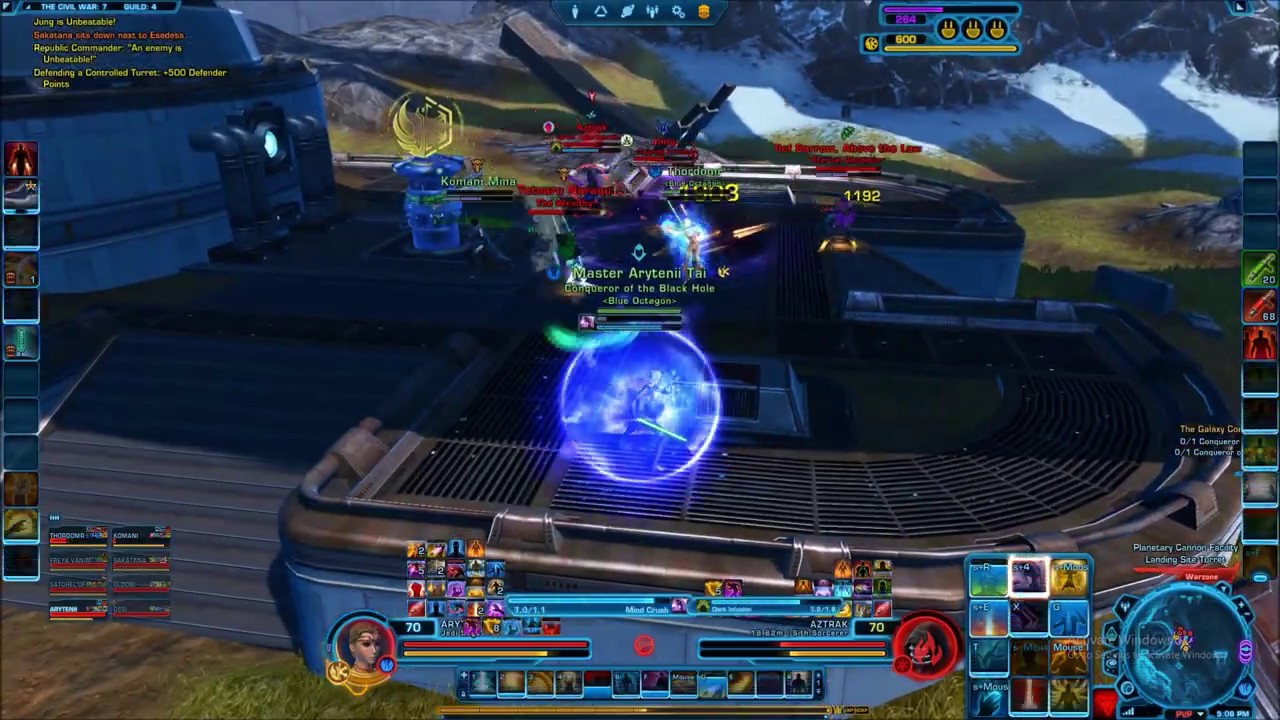 TRIP CAP UTTER DOMINATION - SWTOR 5.10 Telekinetics Sage PVP