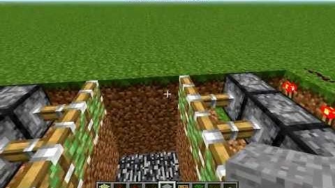 Minecraft Redstone Tutorial Part 1 -- Floor Trap