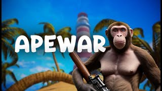 Someday, they will gain the minimum intelligence to wield a gun and take over the world ( Ape War ) screenshot 3