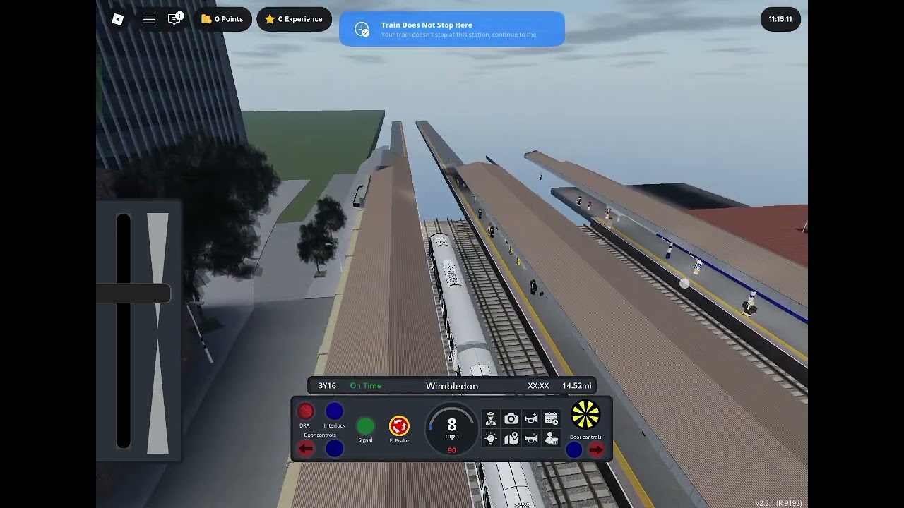 Trackside Railway :  British train driving in the UK, British railroad. British railroad express.