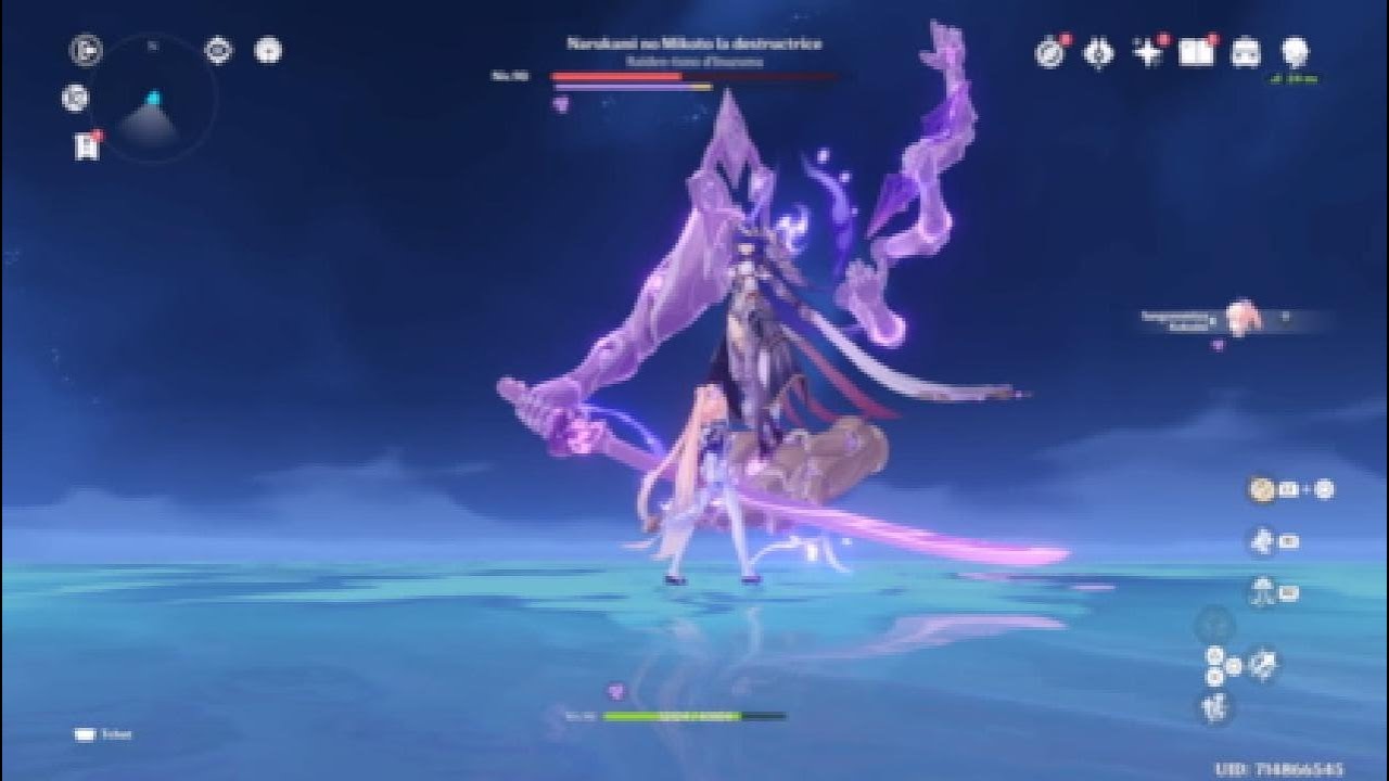 Genshin Impact, Raiden shogun boss fight with Kokomi only