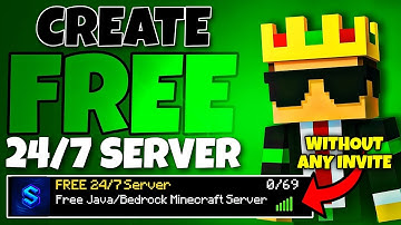 How to Make a FREE 24/7 Java + PE/Bedrock Server | FREE Minecraft Server
