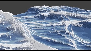 blender anime ocean waves animation tutorial