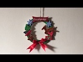 Easy Christmas craft/ Easy Christmas wreath